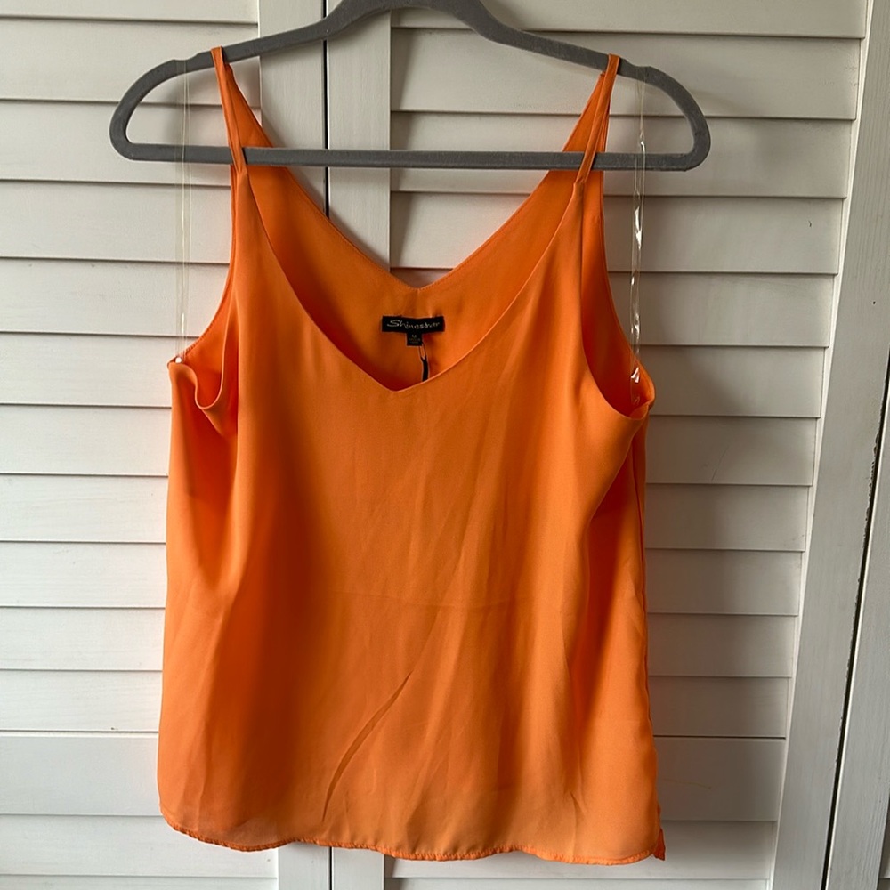 Orange blouse